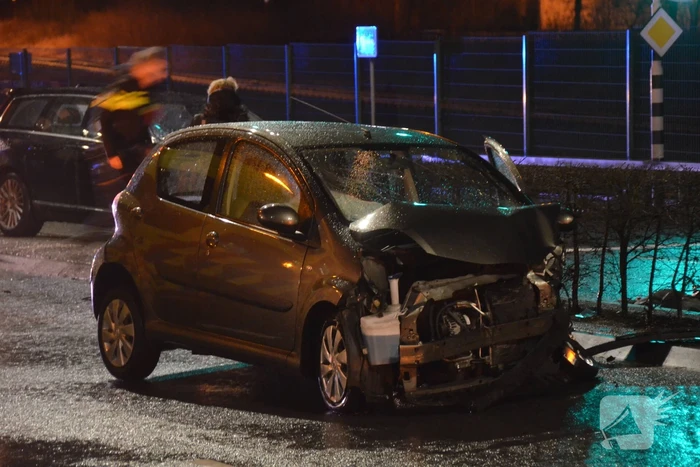 Veel schade bij verkeersongeval