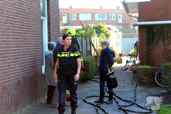 Brand in schuur snel geblust