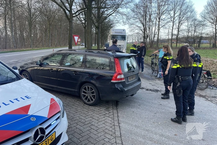 Man op e-bike gewond bij aanrijding