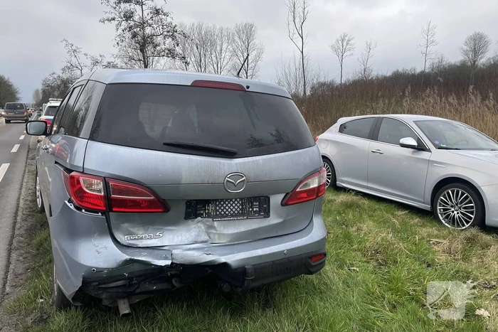 Drie voertuigen betrokken bij kettingbotsing