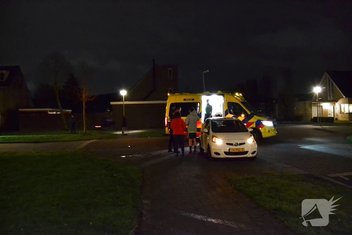 Fietser gewond bij botsing met auto