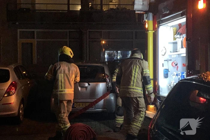 Rookontwikkeling bij brand in container