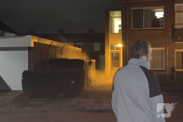 Rookontwikkeling bij brand in container