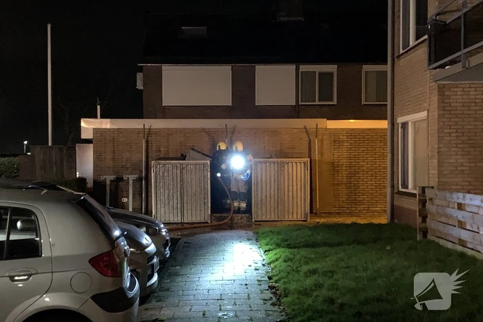 Rookontwikkeling bij brand in container