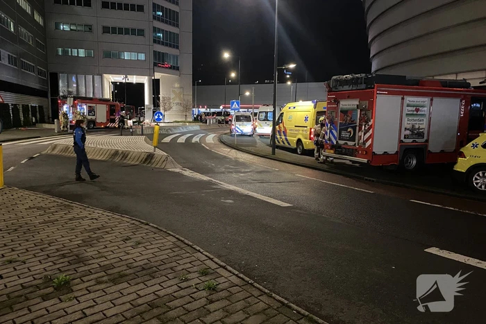 Hulpdiensten ingezet bij gekraakt kantoorpand