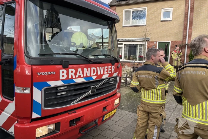 Brandweer ingezet voor brand in schoorsteen