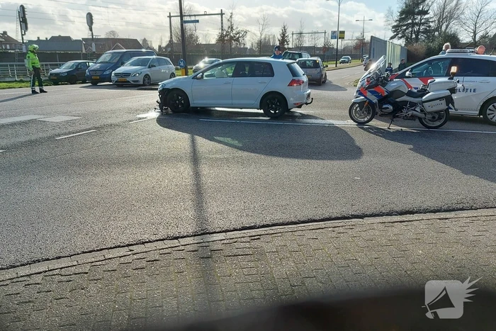 Botsing tussen twee voertuigen