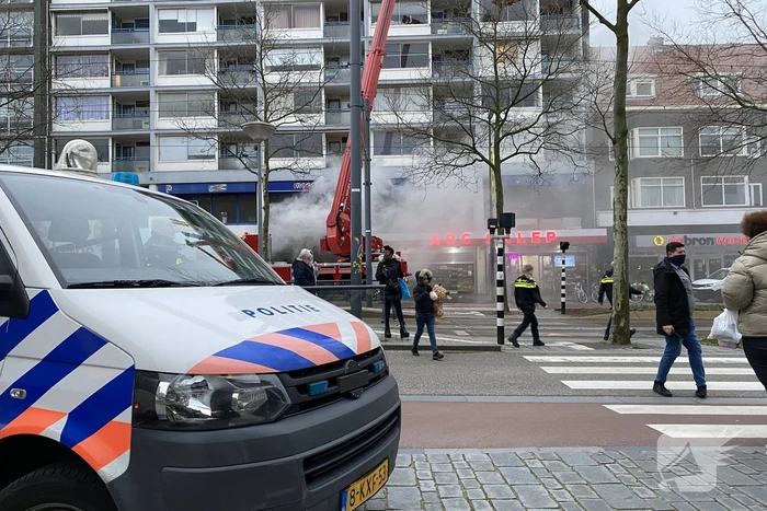 Grote brand in horecapand