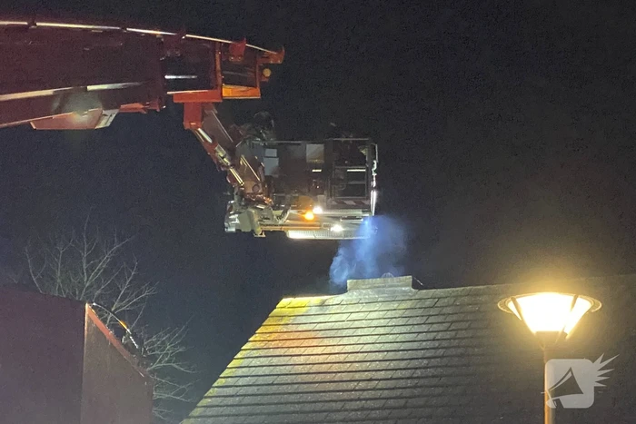 Asbest aangetroffen bij brand in schoorsteen