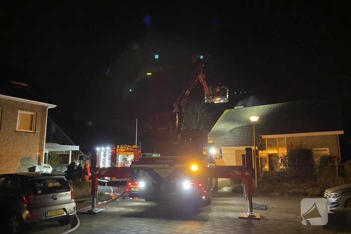 Asbest aangetroffen bij brand in schoorsteen