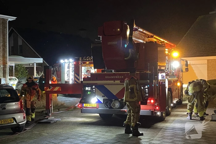Asbest aangetroffen bij brand in schoorsteen