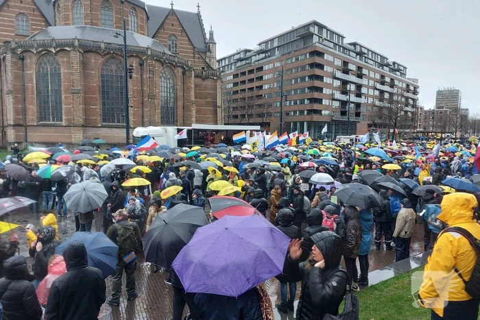Grote demonstratie tegen coronamaatregelen