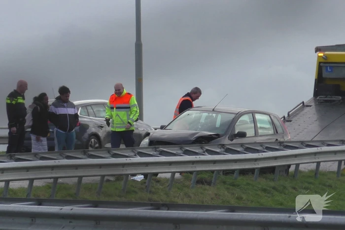 Veel schade na botsing