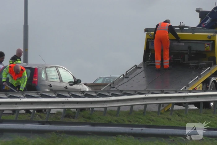 Veel schade na botsing