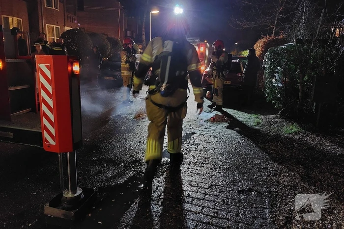 Rookontwikkeling bij brand in schoorsteen