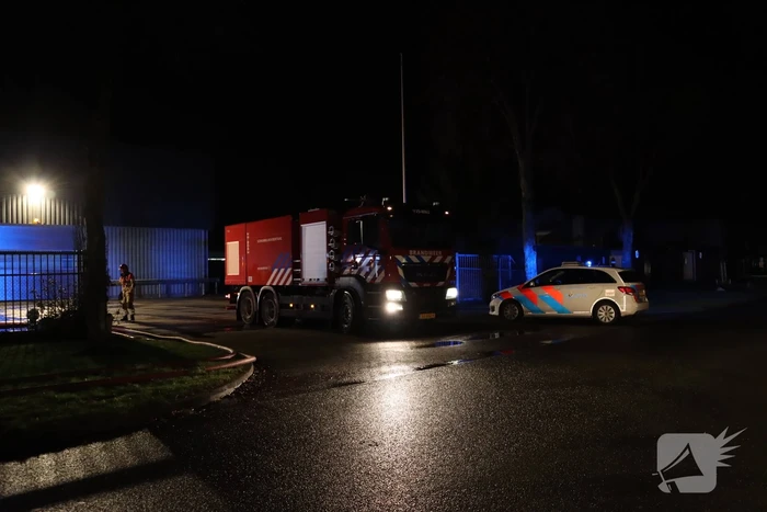 Grote brand in meerdere vrachtwagens