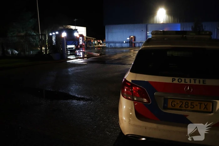 Grote brand in meerdere vrachtwagens
