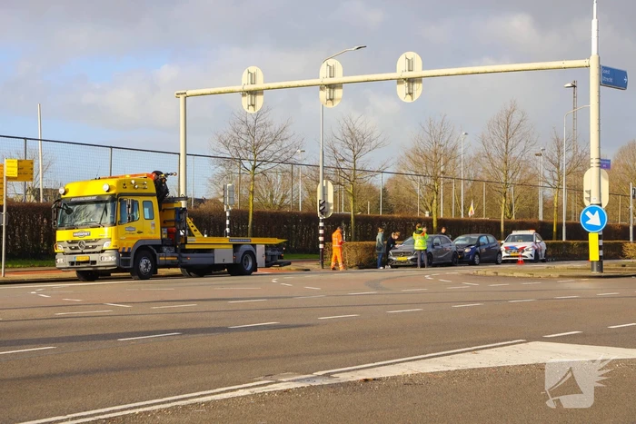 Flinke schade na kop-staart aanrijding