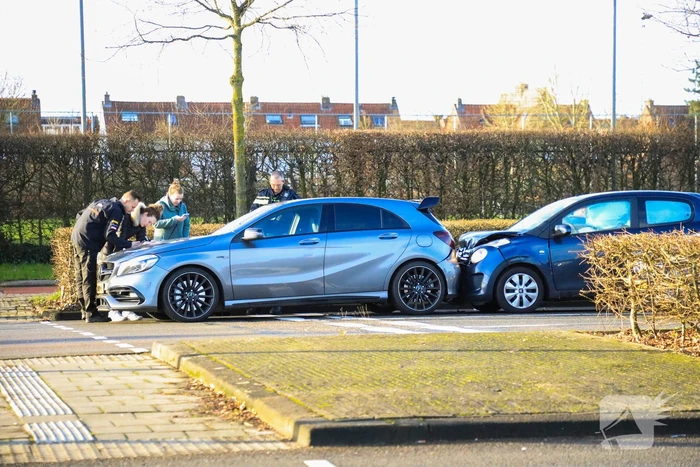 Flinke schade na kop-staart aanrijding