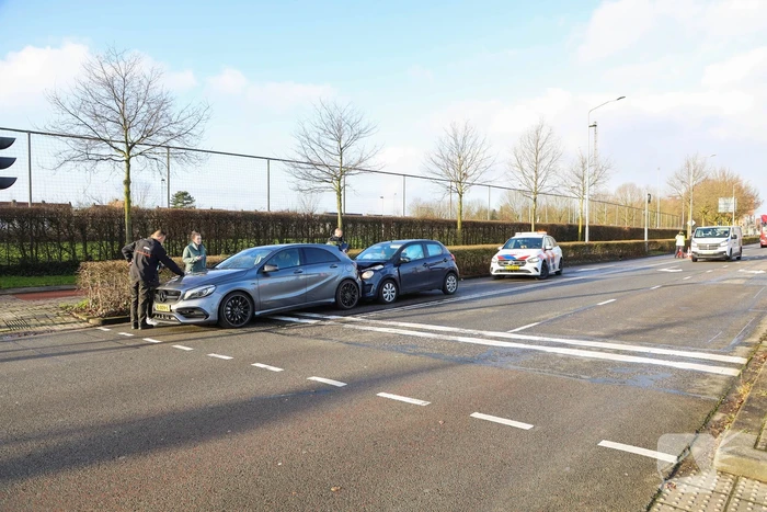 Flinke schade na kop-staart aanrijding