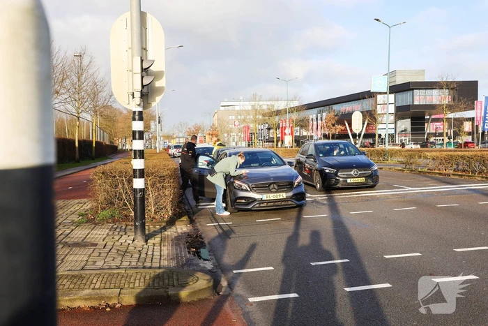 Flinke schade na kop-staart aanrijding