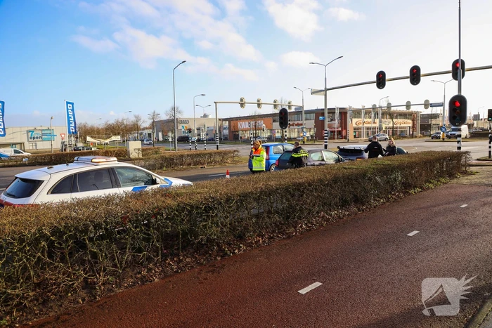 Flinke schade na kop-staart aanrijding