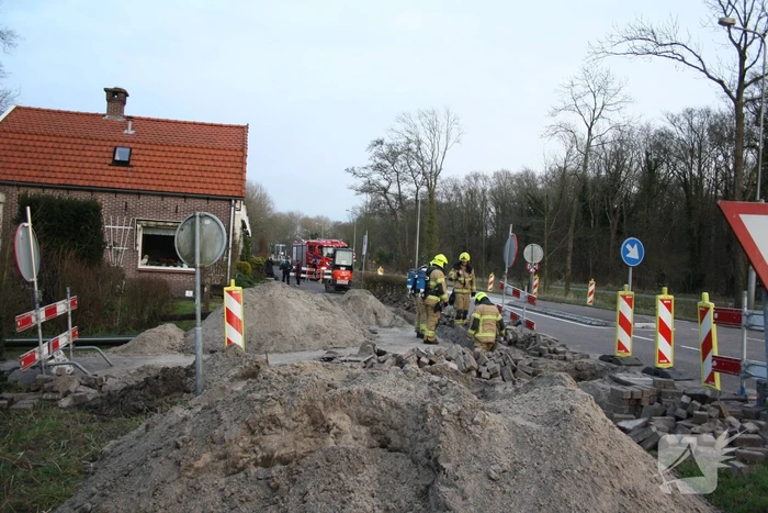 Gaslekkage door graafwerkzaamheden