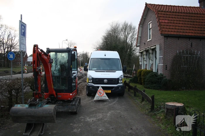 Gaslekkage door graafwerkzaamheden