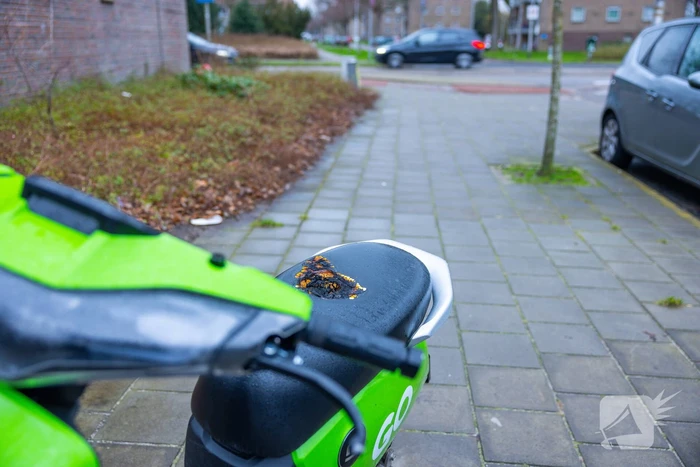 Brand Go Sharing-deelscooter in de kiem gesmoord