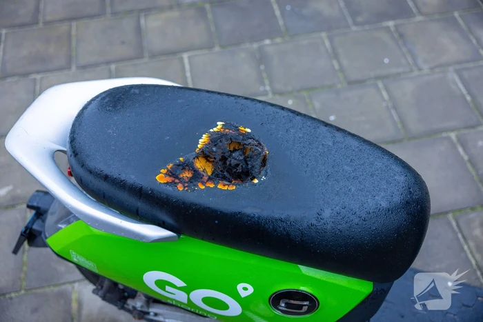 Brand Go Sharing-deelscooter in de kiem gesmoord