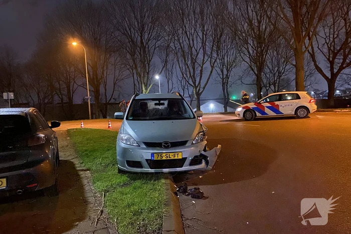 Schade aan personenauto's door ongeval