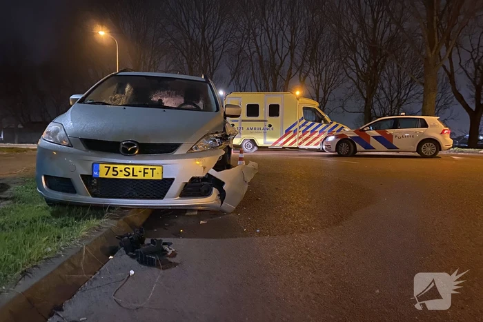 Schade aan personenauto's door ongeval