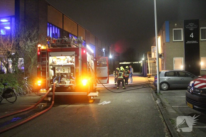 Veel rook bij brand in sauna