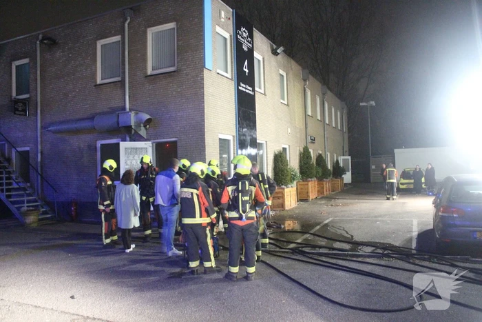 Veel rook bij brand in sauna