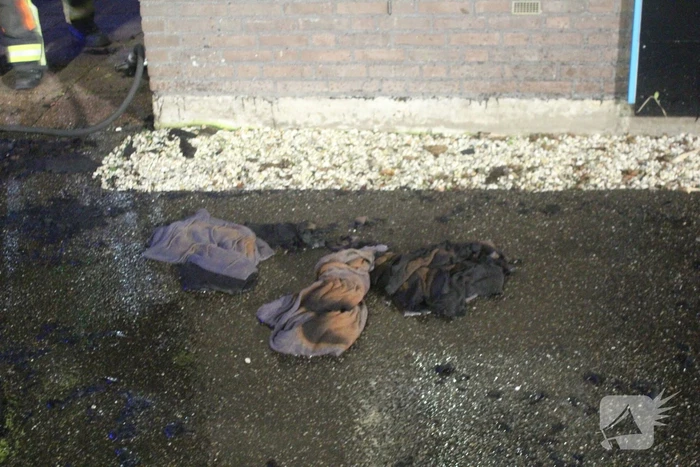 Veel rook bij brand in sauna