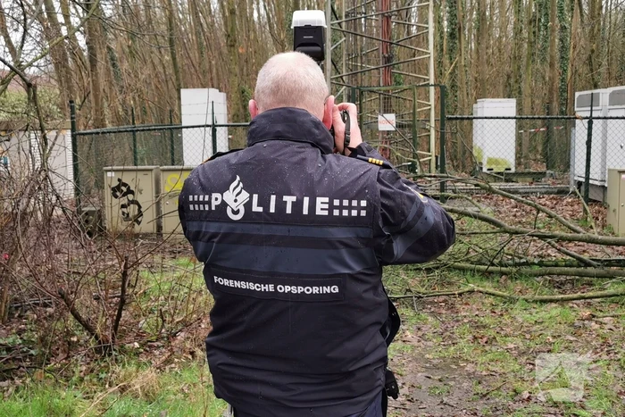 Zendmast in brand