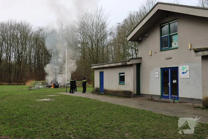 Aanhouding na autobrand bij scouting