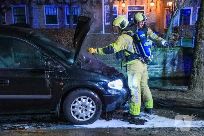 Opnieuw brand in auto