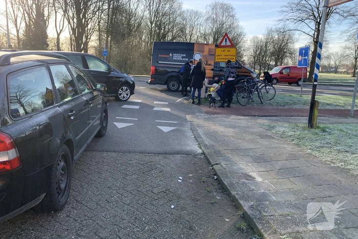 Fietser gewond bij aanrijding met auto