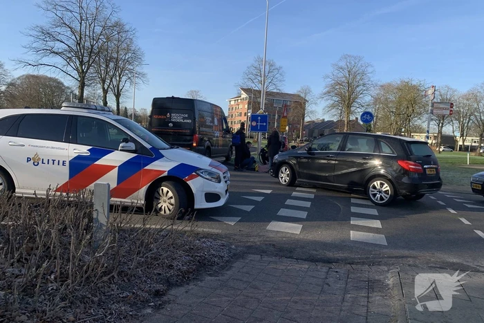 Fietser gewond bij aanrijding met auto