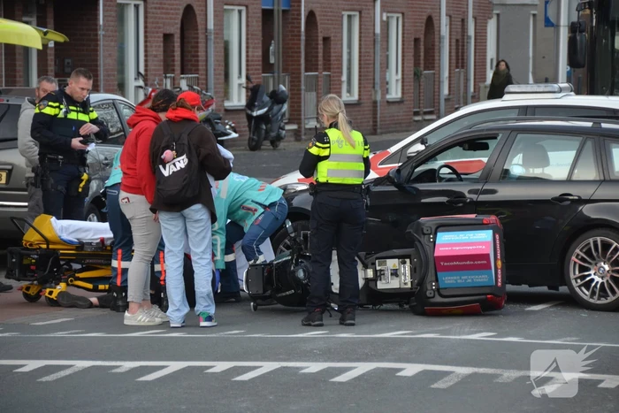 Maaltijdbezorger betrokken bij ongeval