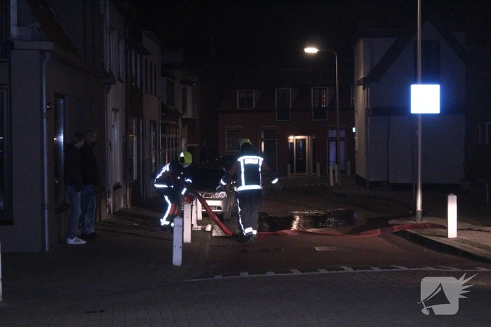 Brand in ondergrondse container snel geblust