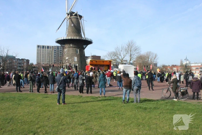 Grote opkomst bij woonprotest