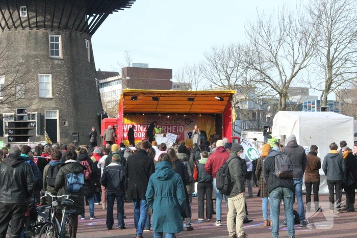 Grote opkomst bij woonprotest