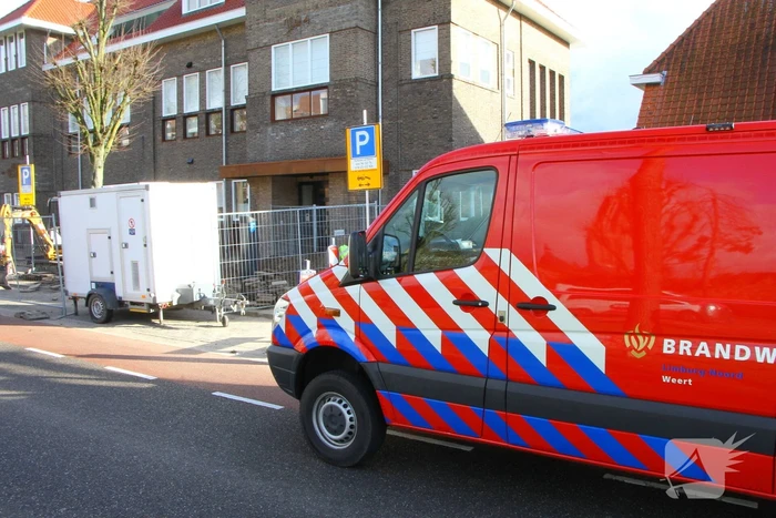 Gasleiding geraakt tijdens graafwerkzaamheden