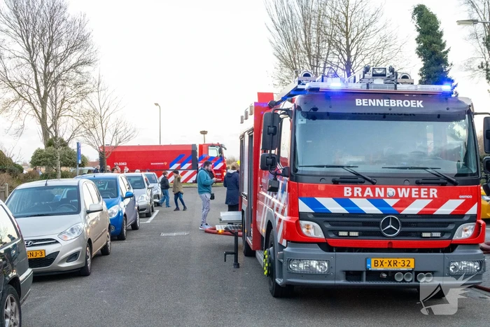 Brandweer blust flinke brand in woning