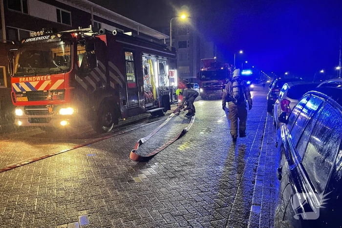 Brand in woning snel geblust