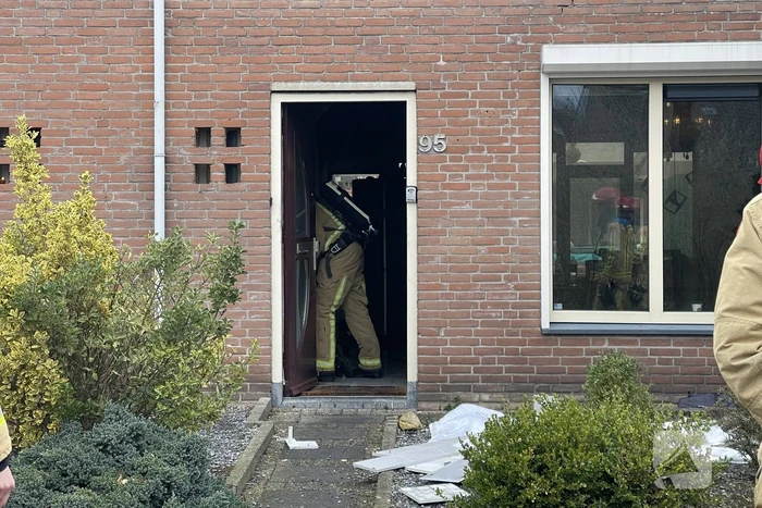 Gaslekkage tijdens werkzaamheden in woning