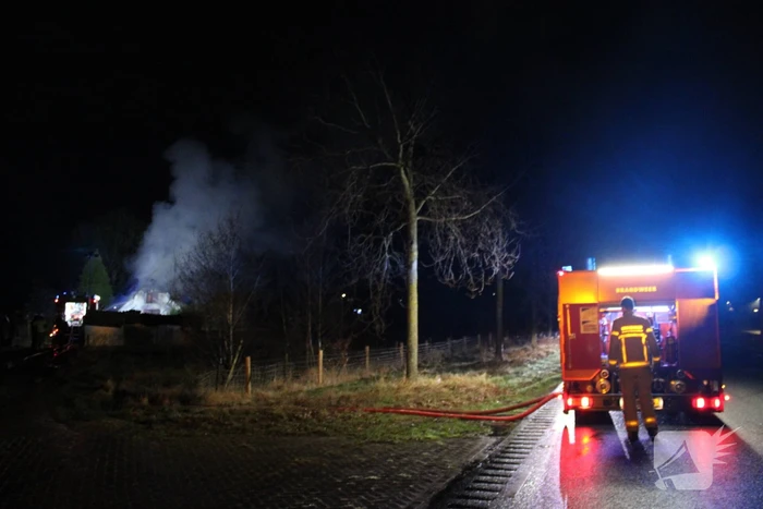 Veel rookontwikkeling bij uitslaande brand