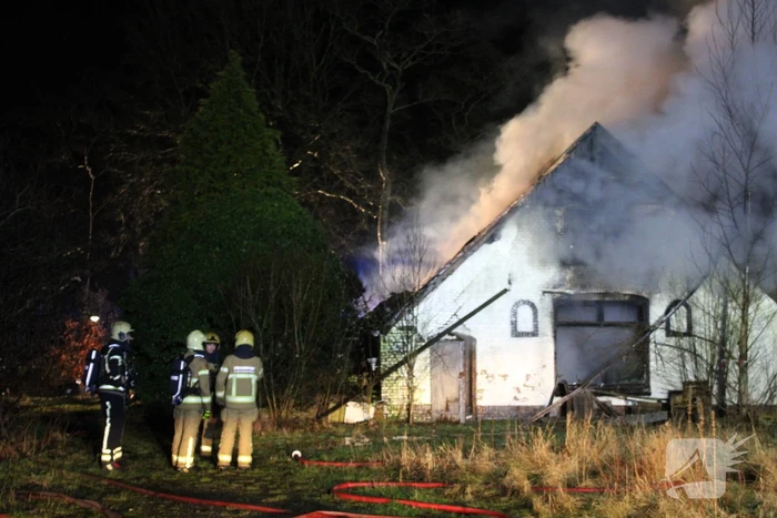 Veel rookontwikkeling bij uitslaande brand